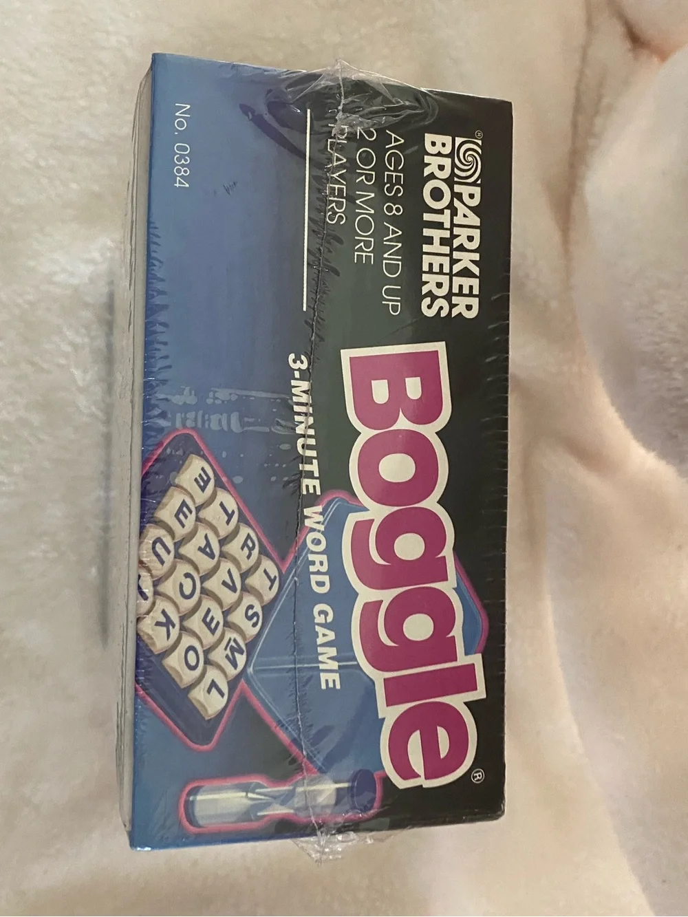 Boggle 3-Minute Word Game by Parker Brothers — Blue & Purple